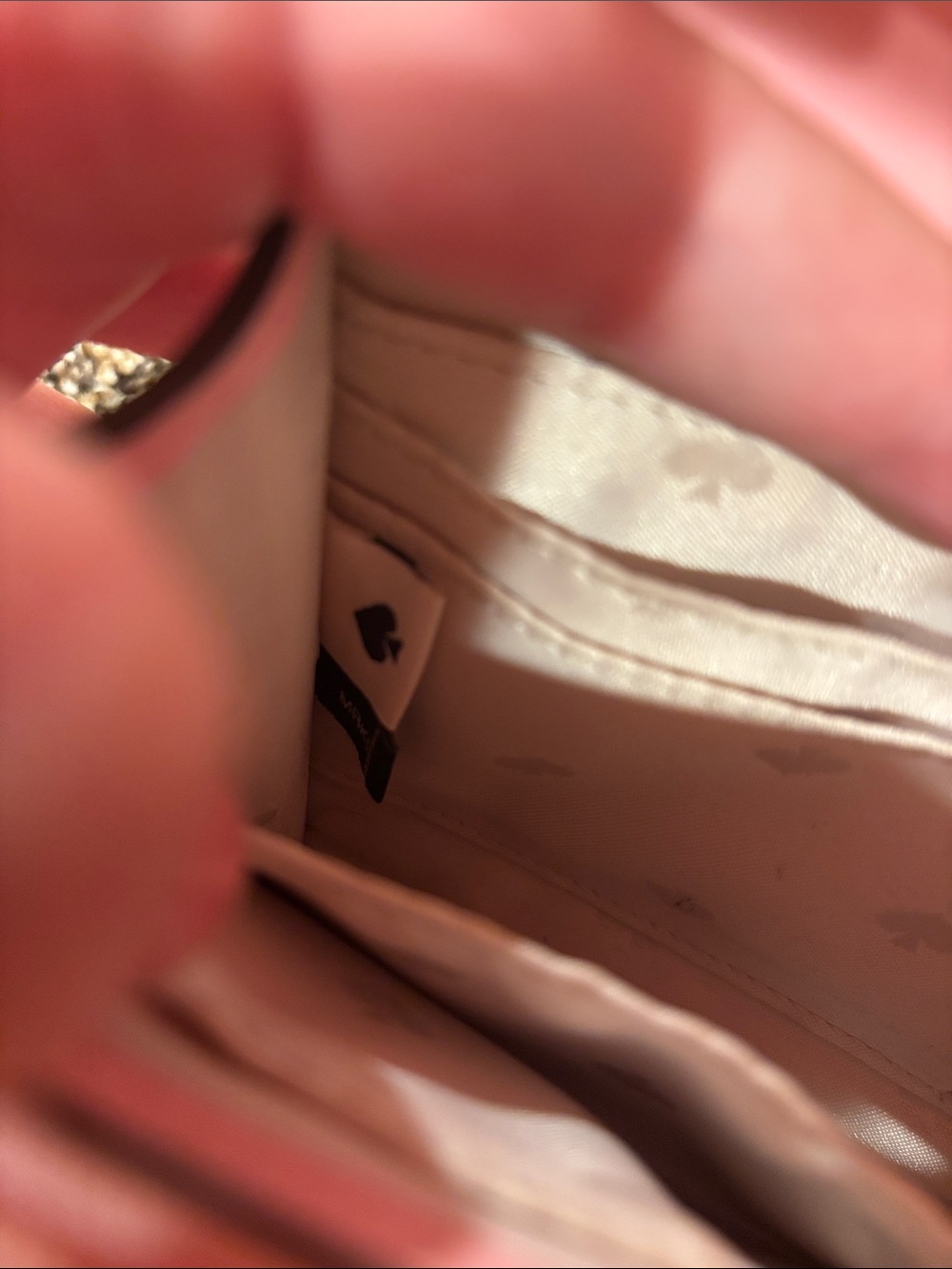 kate spade Pink Saffiano Leather Flap Crossbody - Picture 7 of 7